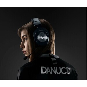 Logitech Kabellos Kopfbügel Stereo Gaming Headset - Schwarz - Binaural - Ohrumschließend - 20 Hz bis 20 kHz Frequenzgang -