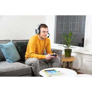 Trust Forze 488 Kabel Kopfbügel Stereo Gaming Headset - Grau - Binaural - Ohrumschließend - 20 Hz bis 20 kHz Frequenzgang 