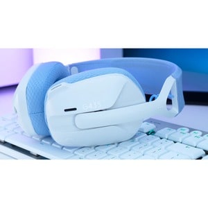 Logitech G G435 Kabellos Kopfbügel Stereo Gaming Headset - Weiß, Lila - Binaural - Ohrumschließend - 20 Hz bis 20 kHz Freq