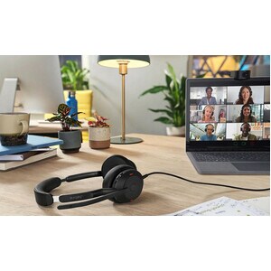 Jabra Evolve2 50 Kabel/Kabellos Auf den Ohren Stereo Headset - Binaural - Ohraufliegend - 20 Hz bis 20 kHz Frequenzgang - 