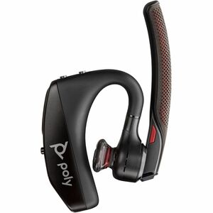 Poly Voyager 5200 Kabel/Kabellos Über das Ohr, Ohrhörer Mono Ohrhörerset - Schwarz - Google Assistant, Siri - Monaural - I