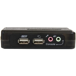 StarTech.com Kit commutateur KVM USB VGA à 2 ports avec audio et câbles - Switch KVM - Noir - 2 Ordinateur(s) - VGA - 2048