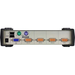 4PORT PS2 USB  CS84U KVM SWITCH W/  4 6 FT USB CABLES