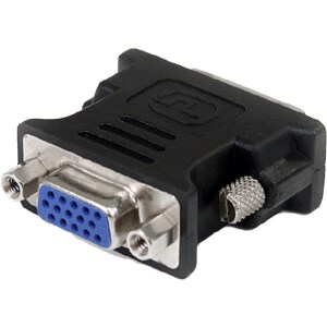 StarTech.com Adaptateur / Convertisseur vidéo DVI-I vers VGA - Mâle / Femelle - Noir - 1 x 15-pin HD-15 VGA Female - Noir