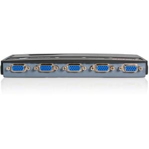 StarTech.com 4 Port VGA / PS/2 KVM Switch - 4 fach PS/2 KVM Umschalter inkl. Kabel - 4 Computer - 1 Lokaler Benutzer(n) - 