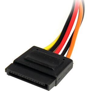StarTech.com 20cm SATA Strom Verlängerung - Stecker / Buchse - für Diskettenlaufwerk - SATA / SATA - 1