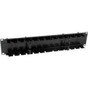 StarTech.com 2 HE 19" doppelseitiges Rangierpanel / Kabelordner Kabelmanagement - Kabelmanagement-Panel - 2U Rack Height x