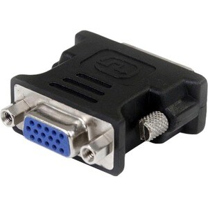 StarTech.com Adaptateur DVI-I vers VGA - M/F - Paquet de 10 - Noir - 1 x 15-pin HD-15 VGA Female - Nickel Connecteur - Noir