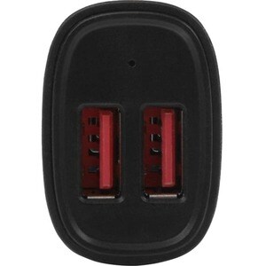 StarTech.com Dual Port USB KFZ Ladegerät - 24W/4.8 - Schwarz - 2 Port USB Autoladegerät - 5 V Gleichstrom - 4,80 A