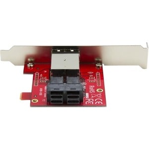StarTech.com Mini-SAS Adapter - Dual SFF-8643 auf SFF-8644 - Voll und Low-Profile Slotblech - 12Gbit/s
