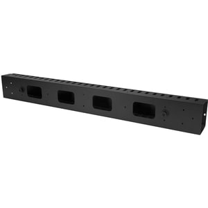StarTech.com Panneau de gestion de câbles 0U de 91 cm pour rack - Guide-câbles avec conduit encoché - Organisateur pour câ