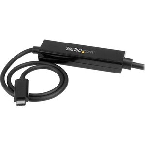 StarTech.com 1m USB-C auf DVI Adapterkabel - 1920x1200 - Schwarz - Cable for Projektor, Monitor, Workstation, Videogerät, 