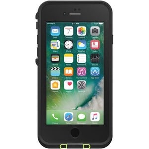 Coque LifeProof Fre - pour Apple iPhone 7, iPhone 8 Smartphone - Night Lite (Noir et vert( - Résistant aux Chutes, Résista
