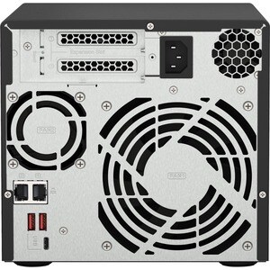 QNAP TS-473A-8G 4 x Gesamtzahl Einschübe NAS-Speichersystem - 5 GB Größe Flash-Speicher Ryzen V1500B Quad-Core 2,20 GHz - 