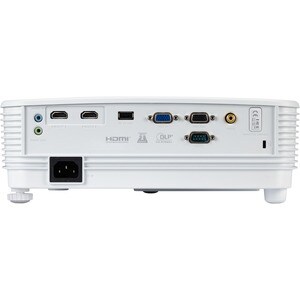 Acer P1257i Deckenmontage DLP-Projektor - 4:3 - 1024 x 768 Piel - 20,000:1 Kontrastverhältnis - 4800 lm Helligkeit - Vorde