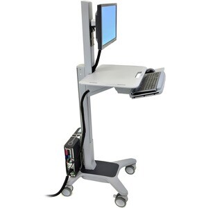Ergotron WorkFit-C Höhenverstellbar Computerständer - Bildschirmgröße: Bis zu 30 Zoll (76,20 cm) - 12,25 kg TragfähigkeitD