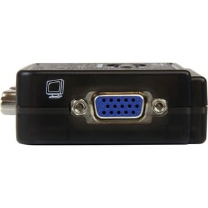 StarTech.com Kit commutateur KVM USB VGA à 2 ports avec audio et câbles - Switch KVM - Noir - 2 Ordinateur(s) - VGA - 2048