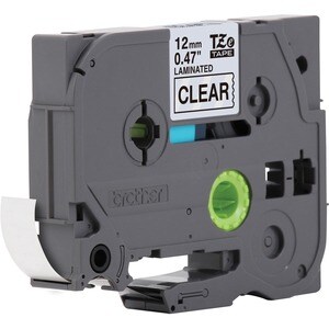 Etikettenband P-touch TZE131 - 12,70 mm Breite - Glasklar - Fettbeständig, Schmutzabweisend, Temperaturbeständig - 1 Each