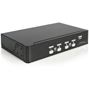 StarTech.com 4 Port VGA USB KVM Switch mit Hub - Professioneller VGA KVM Umschalter - 4 Computer - 1 Lokaler Benutzer(n) -