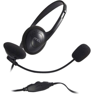 Casque MCL - Filaire - Design Sur tête - Stéréo - Binaural - Semi-ouvert - Câble 180 cm - Mini-phone (3.5mm)