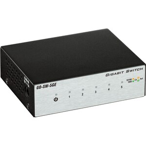 D-Link GO-SW-5GE 5 Anschlüsse Ethernet-Switch - Gigabit-Ethernet - 10/100/1000Base-T - 2 Unterstützte Netzwerkschicht - Ve