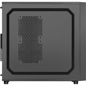 VS4-V Computergehäuse - Mini ITX, Micro ATX, ATX Motherboard Supported - Mid-Tower - Schwarz - 10 x Bay(s) - 2 x 120 mm x 