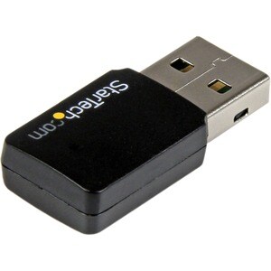 StarTech.com Mini adaptateur USB 2.0 réseau sans fil AC600 double bande - Clé USB WiFi 802.11ac 1T1R - USB 2.0 - 433 Mbit/
