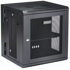 Rack Serveur 12U 19" à Montage Mural - Boîtier Armoire Serveur à Charnières - Jusqu'à 40,6 cm de Profondeur - Armoire Rése