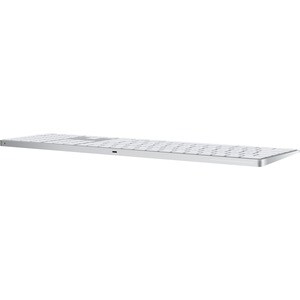 Clavier Apple Magic - Sans fil Connectivité - Français - AZERTY Disposition - Argenté, Blanc - Ciseaux Pavé Numérique - Bl