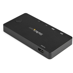 StarTech.com KVM-Switchbox - 2 Computer - 3840 x 2160 - 4 x USB - 1 x HDMI - Desktop