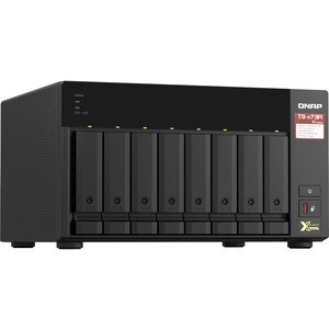 QNAP TS-873A-8G 8 x Gesamtzahl Einschübe NAS-Speichersystem - 5 GB Größe Flash-Speicher - AMD Ryzen V1500B Quad-Core 2,20 