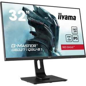 iiyama Red-Eagle G-MASTER GB3271QSU-B1 80 cm (31,5 Zoll) WQHD LED LCD-Monitor - 16:9 Format - Mattschwarz -  IPS-Technolog