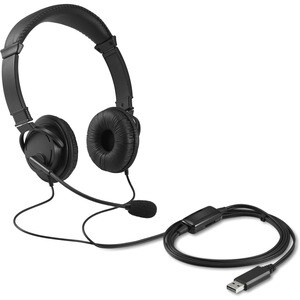 KENSINGTON HIFI USB HEADPHONES WITH MIC AND VOLUME CONTROL BUTT