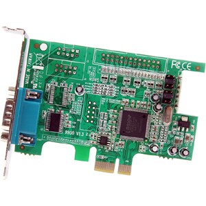 1 Port Serielle PCI Express RS232 Adapter Karte, Serielle RS232 Kontroller Karte, 16550 UART, Niedrigprofil, Windows & Lin