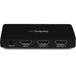 StarTech.com 2 Port HDMI 4k Video Splitter - 1x2 HDMI Verteiler mit Aluminiumgehäuse - 4k @ 30 Hz - bis 30 Hz - 3840 × 216