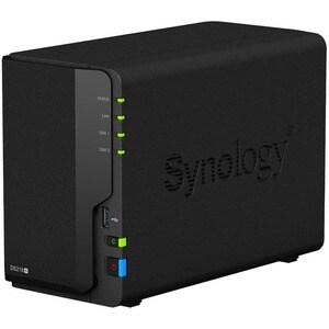  Synology DiskStation DS218 2 x Total Bays SAN/NAS-Speichersystem - Intel Celeron Dual-Core 2 GHz - 2 GB RAM - DDR3L SDRAM