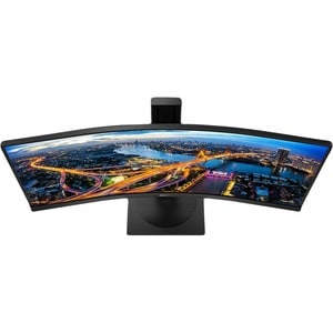 Philips 346B1C 34 Zoll Class WQHD Gekrümmter Bildschirm Gaming-LCD-Monitor - 21:9 Format - Schwarz - 86,4 cm (34 Zoll) Vie