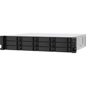 QNAP TS-1273AU-RP-8G 8 x Gesamtzahl Einschübe SAN/NAS-Speichersystem - 5 GB Größe Flash-Speicher - AMD Ryzen V1500B Quad-C
