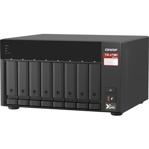 QNAP TS-873A-8G 8 x Gesamtzahl Einschübe NAS-Speichersystem - 5 GB Größe Flash-Speicher - AMD Ryzen V1500B Quad-Core 2,20 