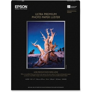 50 SHEET 8.5X11 LTR PREMIUM LUSTER PHOTO PAPER