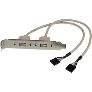 2PORT USB PLATE FOR PC MOTHERBOARDS WITH 8PIN OR 10PIN