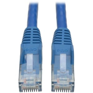 10FT CAT6 PATCH CABLE M/M BLUE GIGABIT MOLDED SNAGLESS PVC RJ45