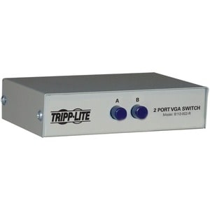 2-PORT VGA/SVGA VIDEO SWITCH MANUAL PUSH SWITCH METAL 3XHD15