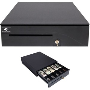 S100 DRAWER 16X16 BLK 24V 5BILL 5COIN TILL CABLE REQ