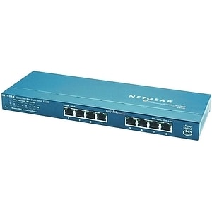 8-Port Gigabit unmanaged Switch, Desktop, lüfterlos, Metallgehäuse - 2 Unterstützte Netzwerkschicht - Verdrilltes Doppelka