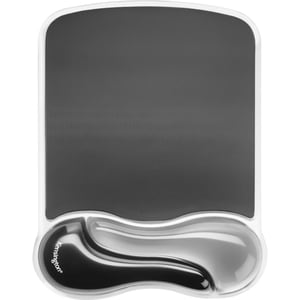 Tapis de souris Kensington 62399 - Noir, Chrystal claire - Gel - 1 Pack