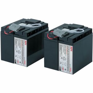 APC Batterie-Ersatzkartusche RBC55 (Original). Akku-/Batterietechnologie: Bleiakkumulator, Produktfarbe: Schwarz, Batterie