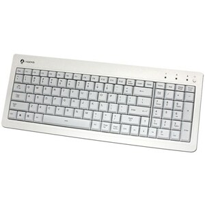 I-ROCK BLU BACK-LIT LED STYLISH WHITE KEYBOARD USB INTERFACE ROHS