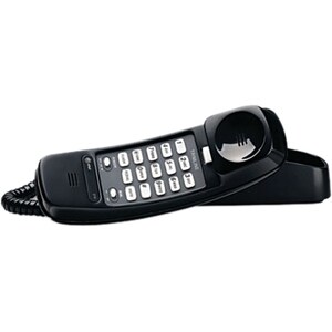 AT TRIMLINE CORDED PHONE BLK W/MEMORY DIALING