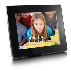 DIGITAL PHOTO FRAME 8IN 512MB 800X600 PLAYS VIDEO & MUSIC